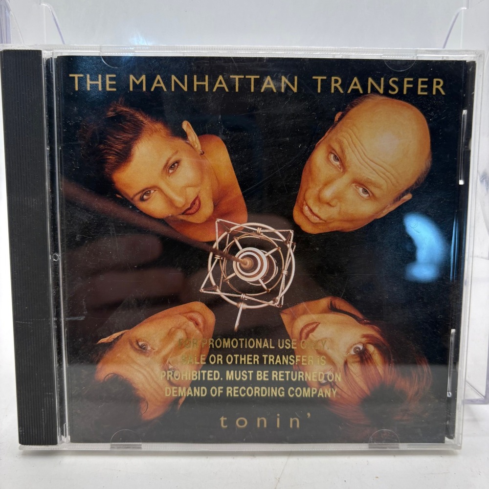 The Manhattan Transfer Tonin CD 1994 Atlantic‎ Records 82661-2 Promo Gold Stamp